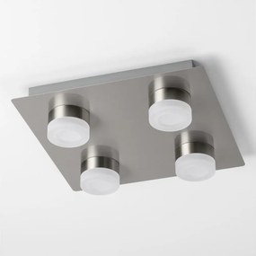 Plafoniera LED 4xLED/4W/230V cromo opaco