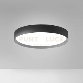 Ava p/m - plafoniera in alluminio nero a led 3000-4000k 4500-4600lm...