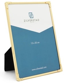 Cornice da appoggio/parete in metallo color oro 16x21 cm Decora - Zilverstad