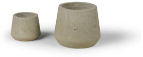 Vasi in cemento in set da 2 pezzi ø 21 cm Concrete - Bonami Selection