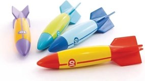 Giochi di razzi sottomarini - INTEX - Intex 55508 - Set di 4 razzi - Materiale morbido e flessibile - Multicolore