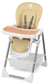 Lionelo - Sedia da pranzo per bambini LINN PLUS bianco/beige