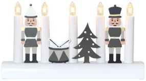 Eglo 411291 - Candelabro natalizio JULIA 5xE10/3W/230V