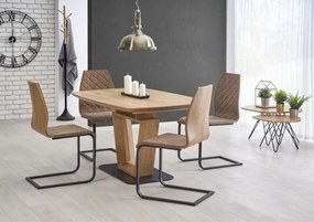 Set di tavoli in MDF Blacky + 4 sedie K265