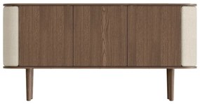 Cassettiera bassa marrone-beige in rovere 150x75 cm Treasures - UMAGE