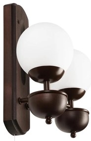 Brilagi - LED Applique COTTAGE 2xG9/40W/230V faggio/bianco