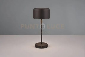 Lampada  jeff ricaricabile metallo nero r59151132