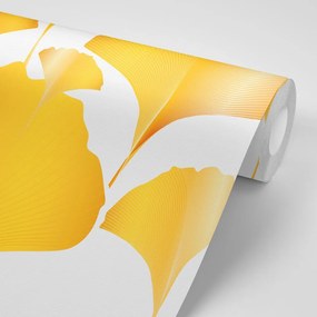 Carta da parati – Foglie d'oro