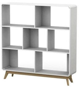 Libreria bianca 122x126 cm Caitlin - Støraa