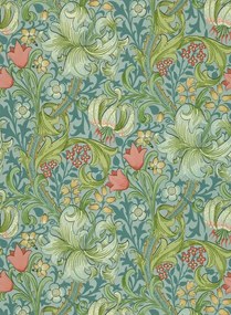 Morris & Co Carta da parati Golden Lily - Mineral