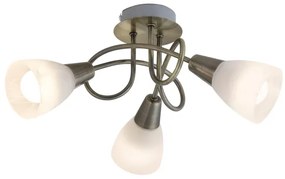 Rabalux 5533 - Lampadario fisso JENNA 3xE14/40W/230V ottone