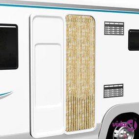 vidaXL Zanzariera Beige 56x200 cm Ciniglia