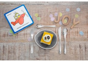 Posate per bambini in acciaio inox argento 4 pezzi Miffy - Zilverstad