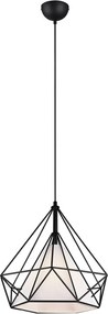 Lampadario nero ø 38 cm Babette – Trio