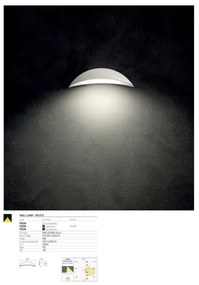 Redo 90236 - Applique da esterno LED PALMA LED/18W/230V IP54 marrone