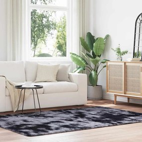Tappeto Shaggy A Pelo Lungo Navarra Grigio Scuro 160x230 Cm /