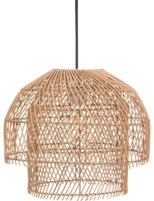 Atmosphera - Lampadario a sospensione con filo KERY 1xE27/40W/230V rattan