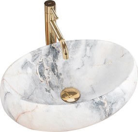 Lavabo da appoggio Rea Linda Granit Mat
