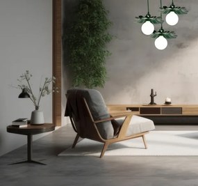 Bohemia-Design - Lampada a sospensione con cavo 1xE27/60W/230V verde
