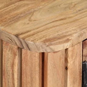 Mobile porta tv 130x30x45 cm in legno massello di acacia