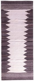 Kilim Tappeto persiano 260 x 100 Nero (Iran) Tessuto A Mano