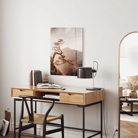 Dipinto su vetro 50x70 cm Brown Tree - Styler