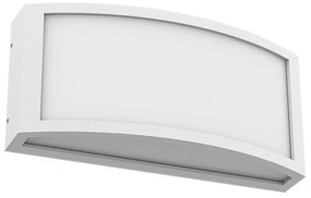 Applique Slim Design IP65 - E27 Bianca Colore del corpo Bianco