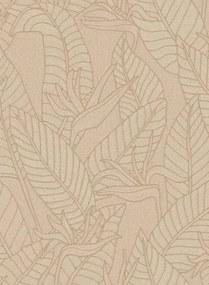 Arte Carta da parati Strelitzia - Jute