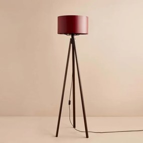 Lampada da terra AYD 1xE27/40W/230V marrone/rosso