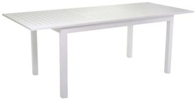 Tavolo in alluminio Sullivan allungabile bianco