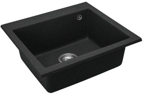 Lavello granit  West XL black METALLIC