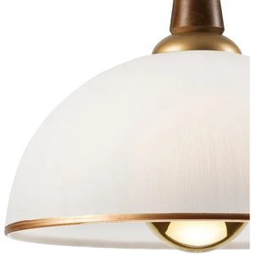 Lampadario a scomparsa CHIARA 1xE27/60W/230V marrone/rovere