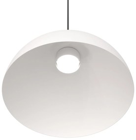 Lampadario Minimal Efesto Acciaio Bianco Nero 1 Luce Gx53