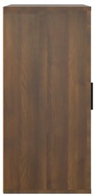 Credenza rovere marrone 40x33x70 cm in legno multistrato
