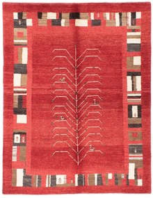 Gabbeh Tappeto persiano 150x190 Rosso (Iran) Annodato A Mano