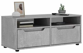 Mobile Tv Vısnes Grigio Cemento 100x40x38 Cm Legno Multistrato /