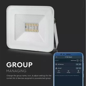 Proiettore LED Smart dimmerabile RGB LED/20W/230V IP65 bianco