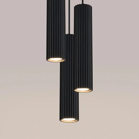 Lampadario nero ø 19,5 cm Gleam – Sollux