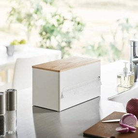 Portarotolo da cucina verticale bianco in metallo Rin – YAMAZAKI