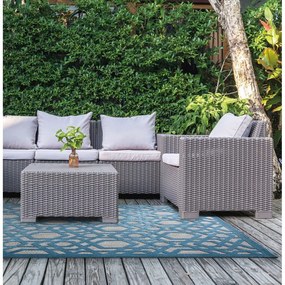Tappeto blu per esterni 160x230 cm Oro - Flair Rugs