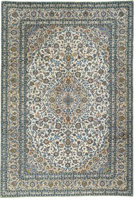 Kashan Tappeto 440 x 300 Beige (Iran) Annodato A Mano