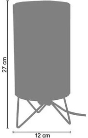 Tosel  Lampade d’ufficio lampada da comodino tondo metallo rosso  Tosel