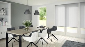 Tenda a rullo filtrante Amsterdam bianco trasparente 180x190 cm
