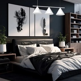 Lampadario a cavo CAPITAL 3xGX53/15W/230V bianco