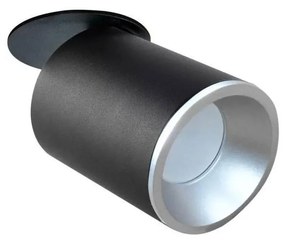 Faretto da incasso PALLAS 1xGU10/10W/230V nero/argento