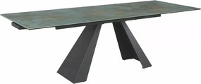 Tavolo Salvadore Ceramic Ossido Verde – 160/240x90x77 cm