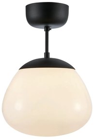 Lampada da soffitto bianca e nera con paralume in vetro ø 25 cm Rise - Markslöjd