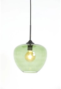 Lampada da soffitto verde con paralume in vetro ø 30 cm Mayson - Light &amp; Living