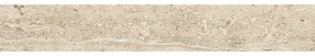 Piastrella battiscopa POMPEI B. BTS 7,2X60 in monocottura smaltata bianco opaco L 60 x H 0.8 cm x Sp 8 mm confezione da 6 ml