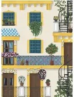 Cole & Son Carta da parati Alfaro - Canary Yellow